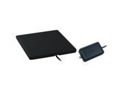 Home Theater Style Multi Directional Digital Flat Amplified Antenna Black