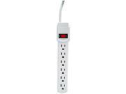 6 Outlet Power Strip 3 Ft Cord