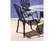 Dining Arm Chair in Charcoal Monte Carlo