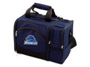 Malibu Embroidered Tote in Navy Boise State Broncos