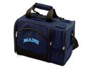 Malibu Embroidered Tote in Navy University of Maine Black Bears
