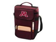 Duet in Burgundy Minnesota Golden Gophers Embroidered Tote