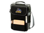 Duet Digital Print Wine and Cheese Tote in Black Grey James Madison University Dukes