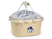 Metro Embroidered Basket in Beige BYU Cougars