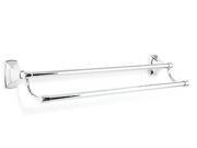 Clarendon 24 in. Double Towel Bar in Chrome Finish