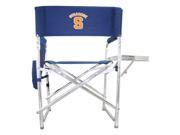 Embroidered Sports Chair in Navy Syracuse University Orange