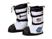Astronaut Boots in White and Black Small