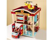 Fire Station Set w Helipad