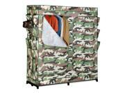 60 Double Door Storage Closet Camouflage w Shoe Organizer