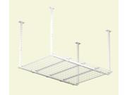 Ceiling Mounted Adjustable Shelf in White
