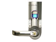 Bio Matic Fingerprint Door Lock in Silver Right handled model