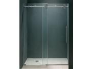 60 in. Frameless Shower Door