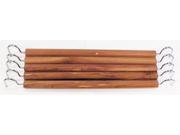 Aromatic Cedar Pant Trolley Bars in Natural Finish Pack of 5
