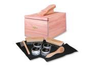 Cedar Shoe Care Valet w Starter Kit II in Natural Finish