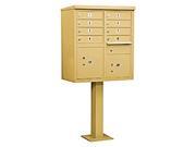 Cluster Box Unit w 8 A Size Doors in Sandstone