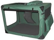 Generation II Deluxe Portable Soft Crate in Moss Green
