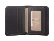 Prima Front Pocket Leather Wallet with I.D. Flap Card Case Cognac