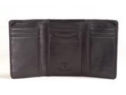 Prima Leather Tri Fold Wallet with I.D. Window Honey