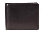 Prima Leather Wallet with Removable Credit Card I.D. Case Black
