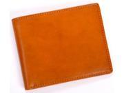 Prima Bi Fold Leather Wallet Black
