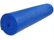 Extra Thick Pilates Non Slip Yoga Mat in Blue Raisin