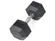 40 lbs. Rubber Coated Hex Dumbbell