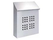 Decorative Stainless Steel Mailbox w Vertical Style