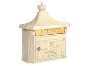 Victorian Mailbox in Beige