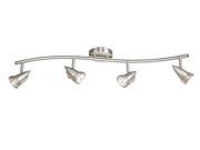 Vaxcel 4L Line Voltage Spot Light Kit Satin Nickel SP34114SN