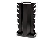 CAP Barbell 2 Sided Vertical Dumbbell Rack in Black
