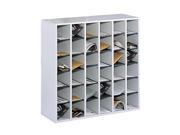 36 Compartment Mail Sorter in Gray
