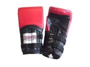 Power Weighted Bag Gloves in Black Red