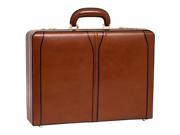 Turner Leather Expandable Attache Case Brown
