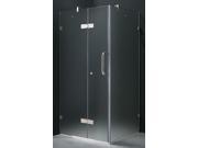 32 in. Frameless Clear Glass Shower Enclosure