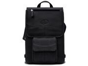 MacCase Premium Leather 13 in. Flight Jacket w Backpack Option Black