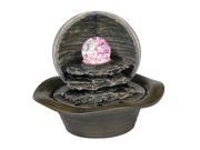 8 in. Tabletop Fountain w LED Light