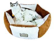 Armarkat Cat Bed in Brown Ivory