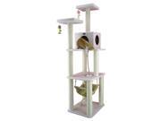 27 in. Classic Cat Tree in Ivory