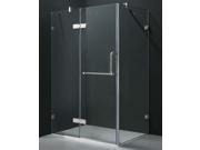 INACTIVATED 17.01.03 bug170188_32 in. x 40 in. Frameless Chrome Shower Enclosure