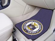 US Coast Guard Printed Carpet Car Mats Set of 2