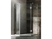 INACTIVATED 17.01.03 bug170188_36 in. Frameless Neo Angle Clear Shower Enclosure