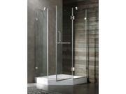 INACTIVATED 17.01.03 bug170188_38 in. Frameless Neo Angle Shower Enclosure w White Base