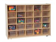 Kid s Play Tip Me Not 25 Tray Storage Unit w Clear Trays
