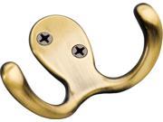 Utility Hooks Collection Hook Set of 10 Antique Brass