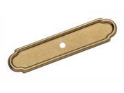 Allison 3 in. Backplate Drawer Knob in Burnished Brass Finish Set of 10