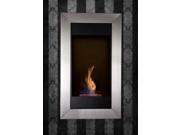 Bio Blaze Square Flame Vertical Fireplace