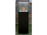 Bio Blaze Outdoor Column Fireplace Black