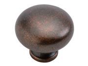 1 1 4 in. Park Towers Oil Rubbed Bronze Highlighted Cabinet Knob Set of 10