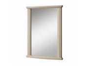 Olivia 24 in. Wall Mirror in Antique White 9715 AWH