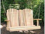 Cedar Adirondack Porch Swing